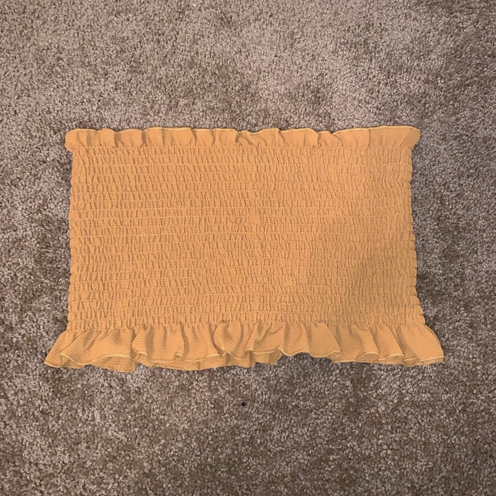 Mustard Tube Top - Picture 2 of 2